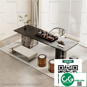 Tea Room 37 3D Model